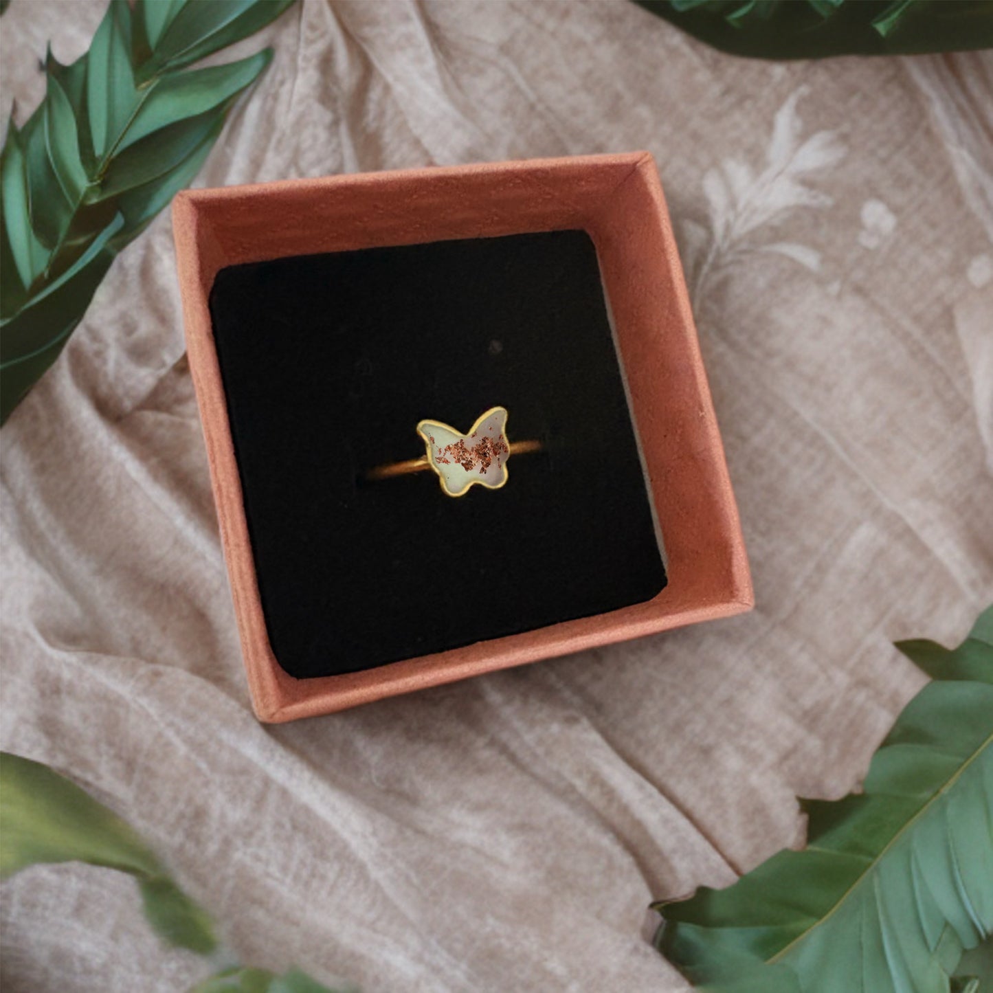 Breastmilk ring Butterfly