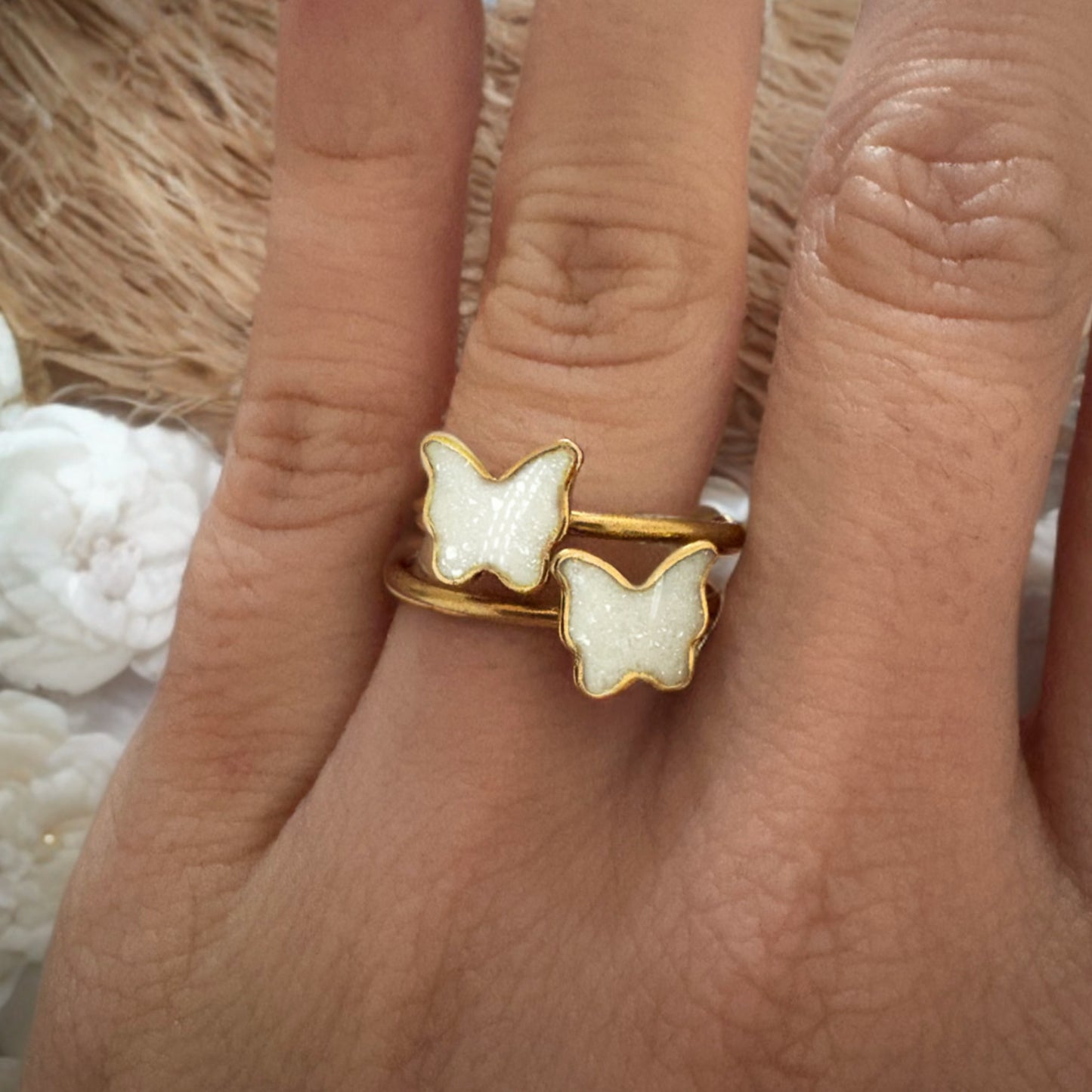 Breastmilk ring Butterfly
