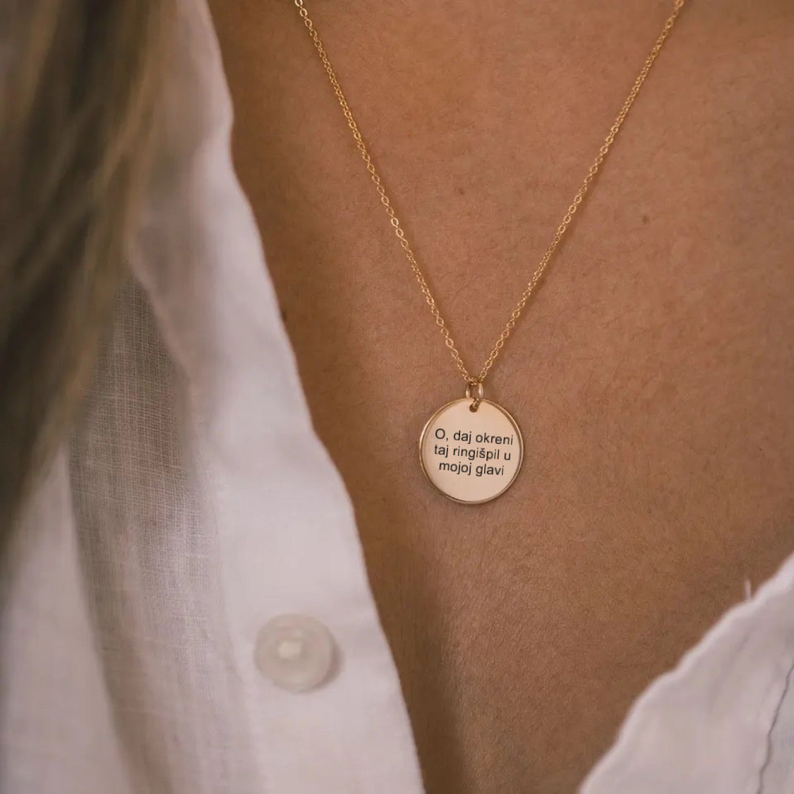 Ogrlica personalizirana vašim riječima
