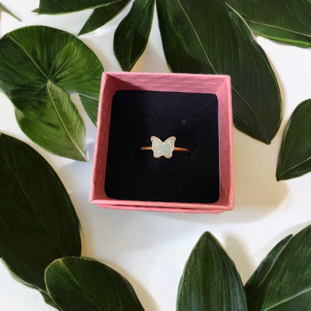 Breastmilk ring Butterfly