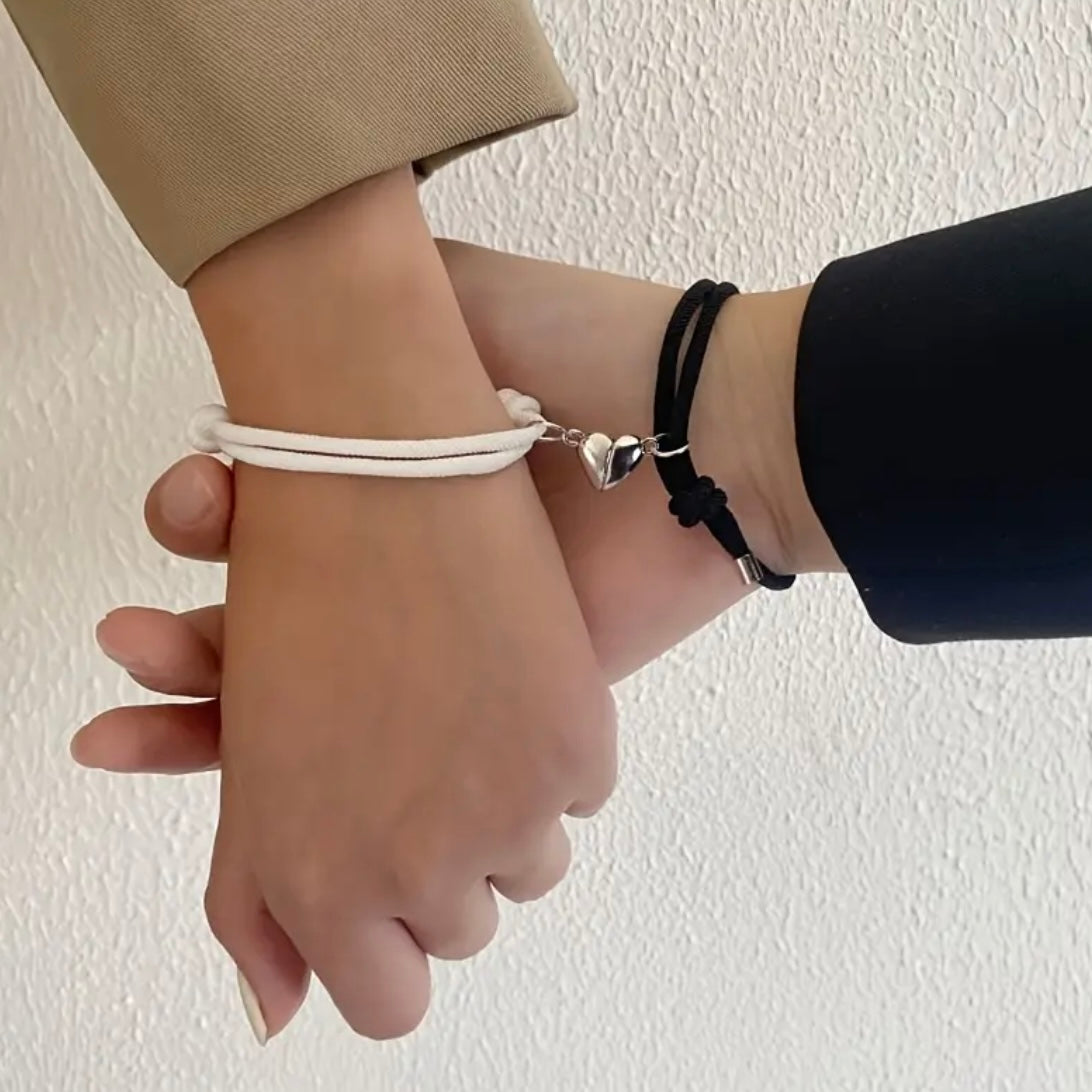 Couple magnetic bracelets