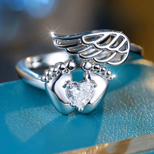 Angelic remembrance ring