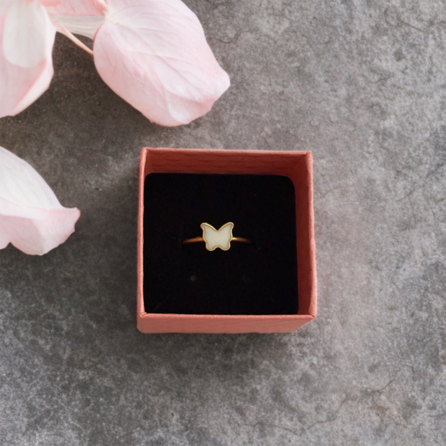 Breastmilk ring Butterfly