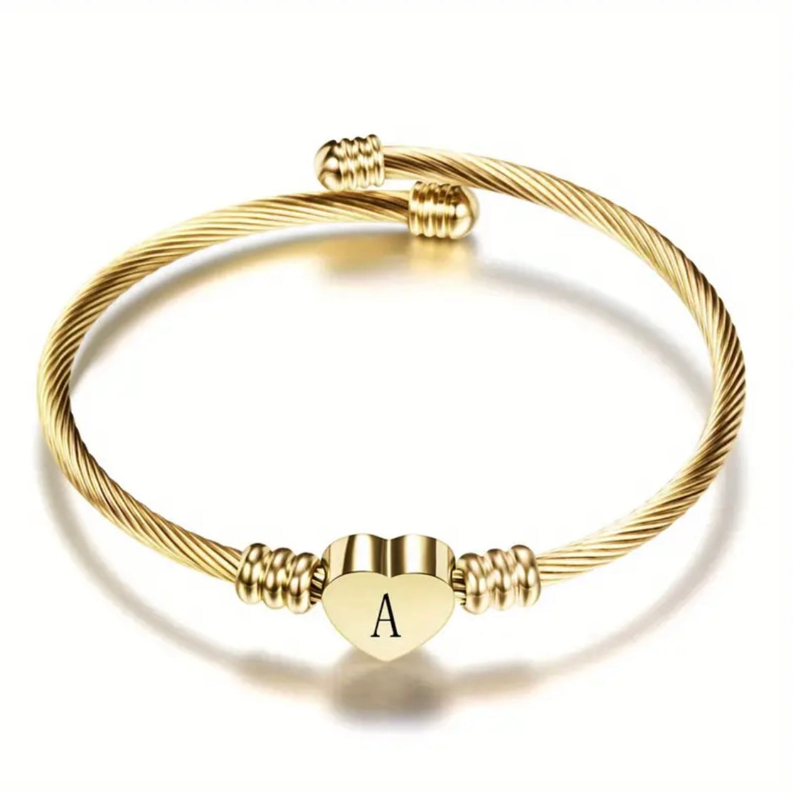 Elegant bracelet with first letter of your name