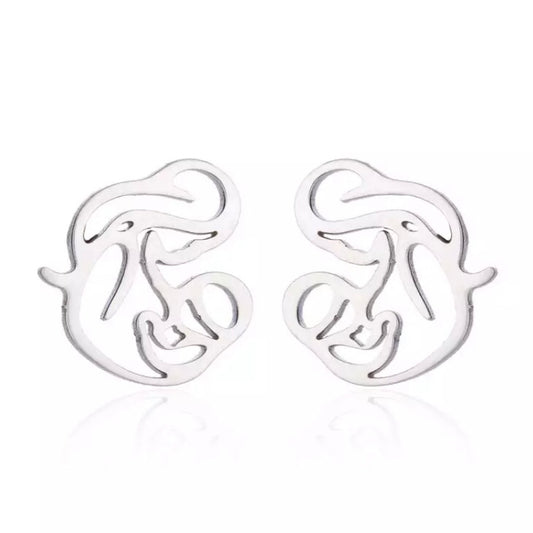 Breastfeeding earrings stainless steel